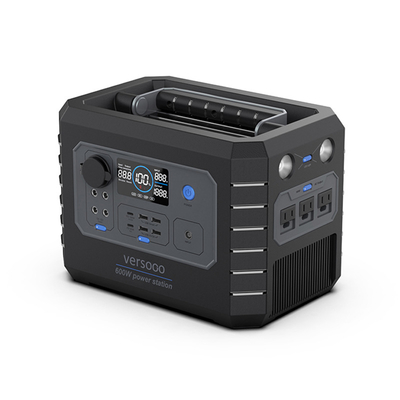 Type C portable power station 600w 110v 220v solar power station portable backup portable home camping lifepo4 battery