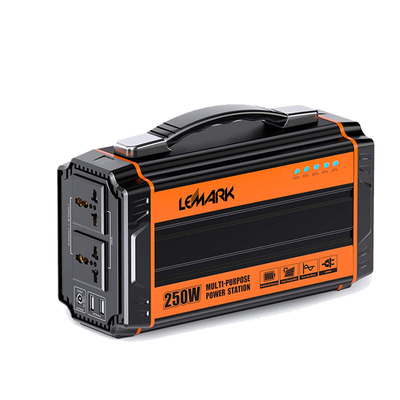 250W Solar Home Backup Rechargeable Home Alternate Car Power System 2.8KG Inverter Outdoor Backup Generator For Etectric Camping